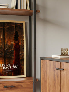 Irresistible Attraction book watercolour illustration paper finish options – matte satin gloss