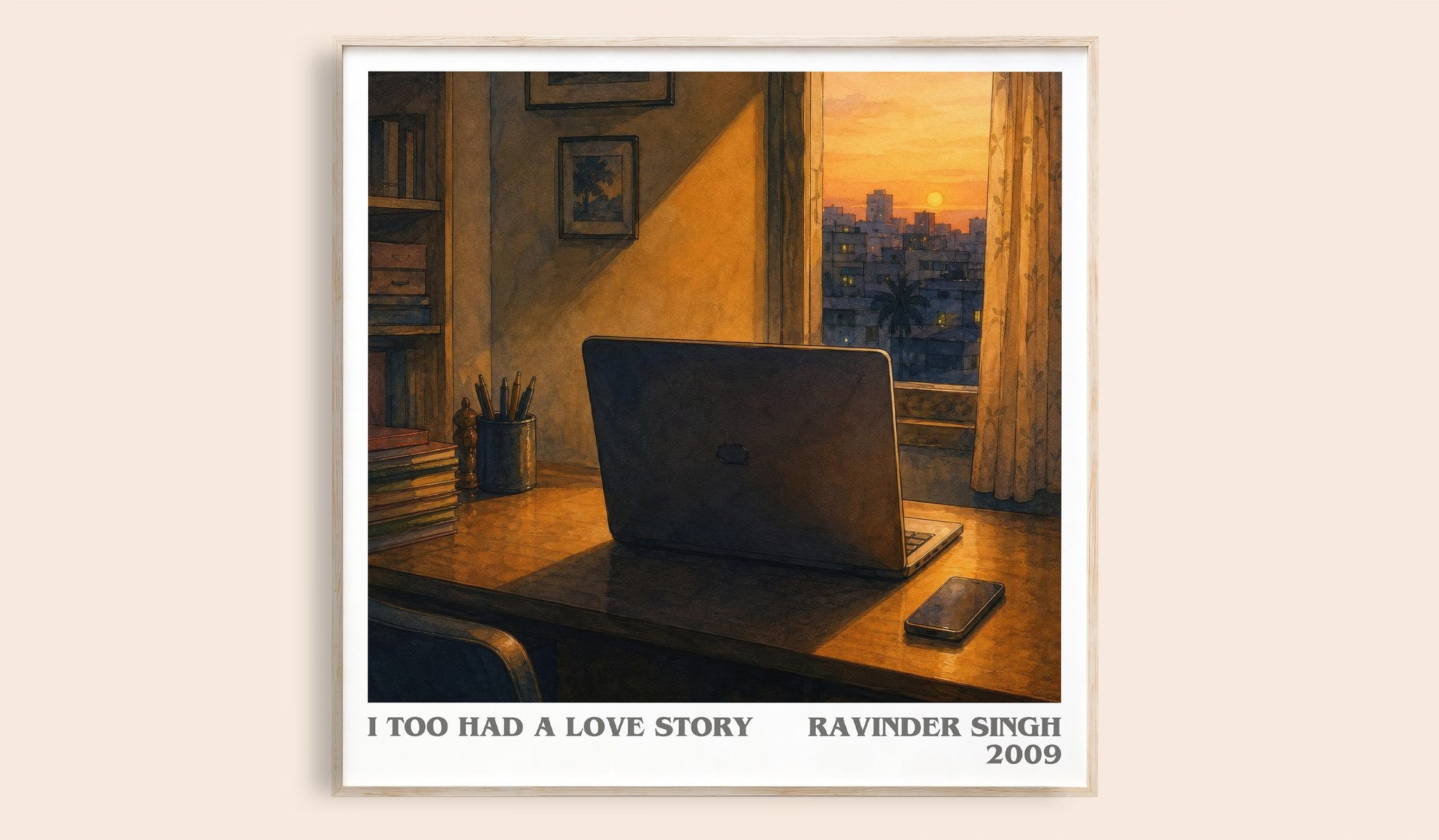 I Too Had a Love Story Literary Art Print by Ravinder Singh