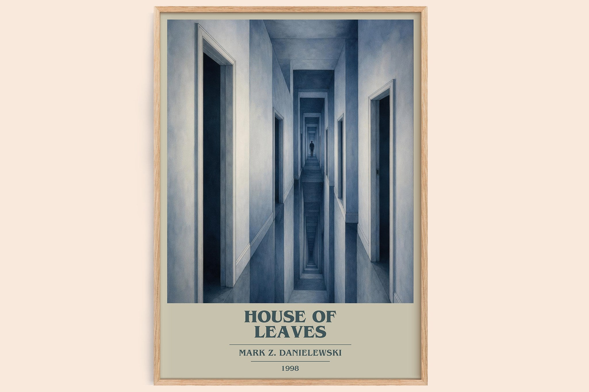House of Leaves Book Cover Poster by Mark Z. Danielewski