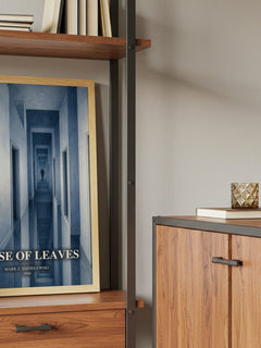 House of Leaves book watercolour illustration paper finish options – matte satin gloss