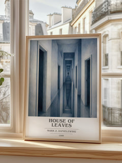 House of Leaves book cover poster colour and style options – Mark Z. Danielewski book art