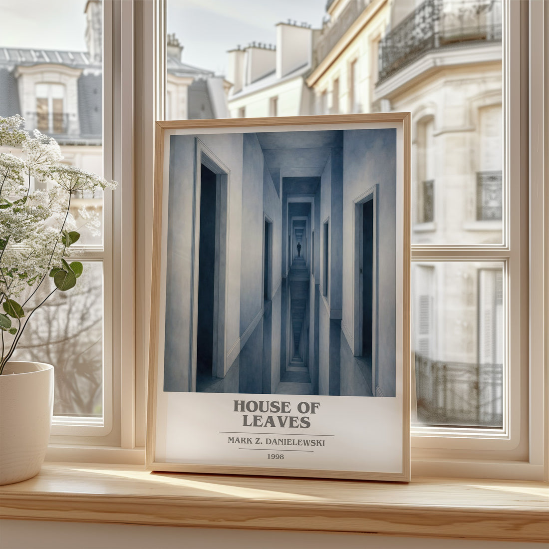 House of Leaves book cover poster colour and style options – Mark Z. Danielewski book art