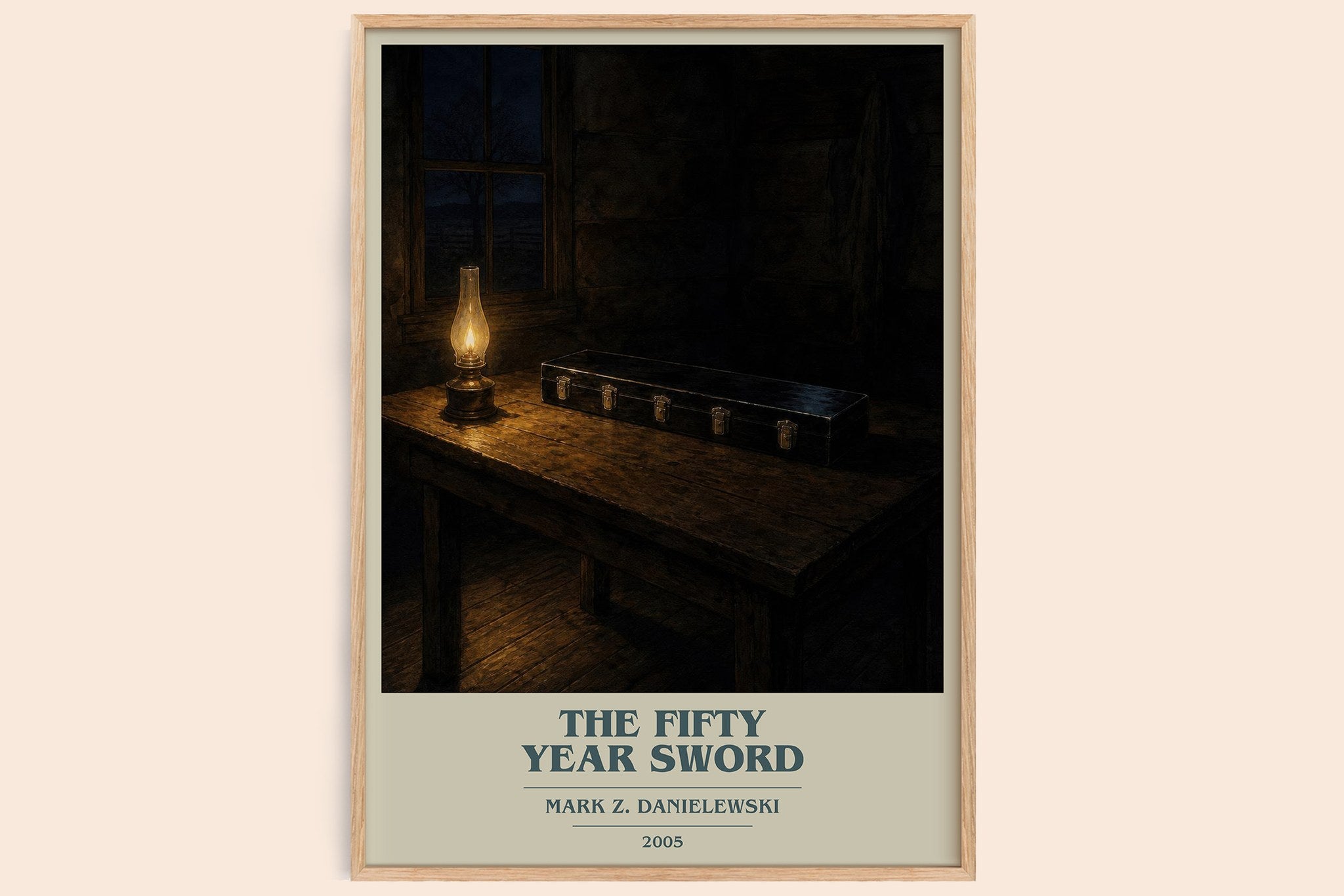 The fifty year sword Book Cover Poster by Mark Z. Danielewski