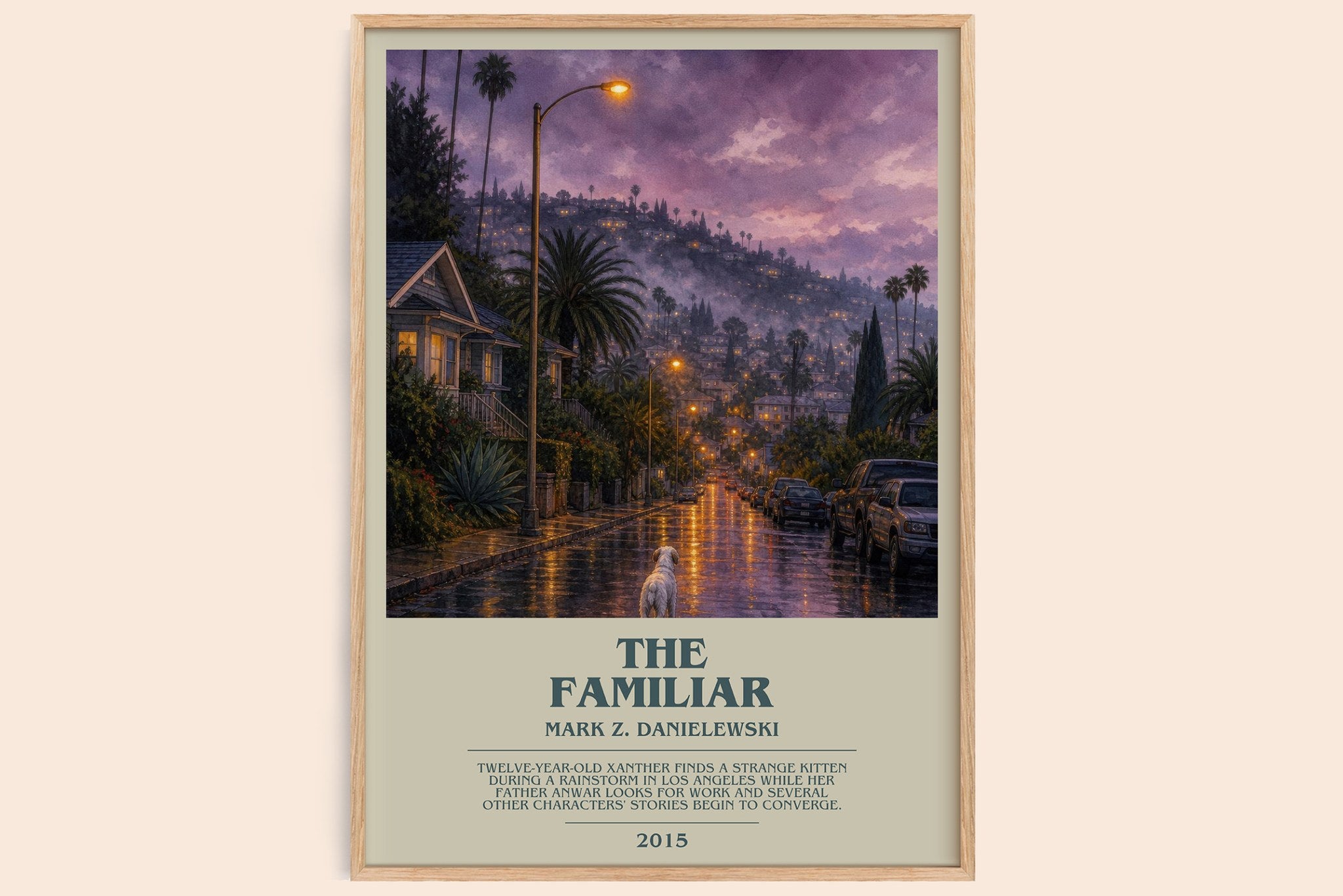 The familiar Bookish Wall Art by Mark Z. Danielewski
