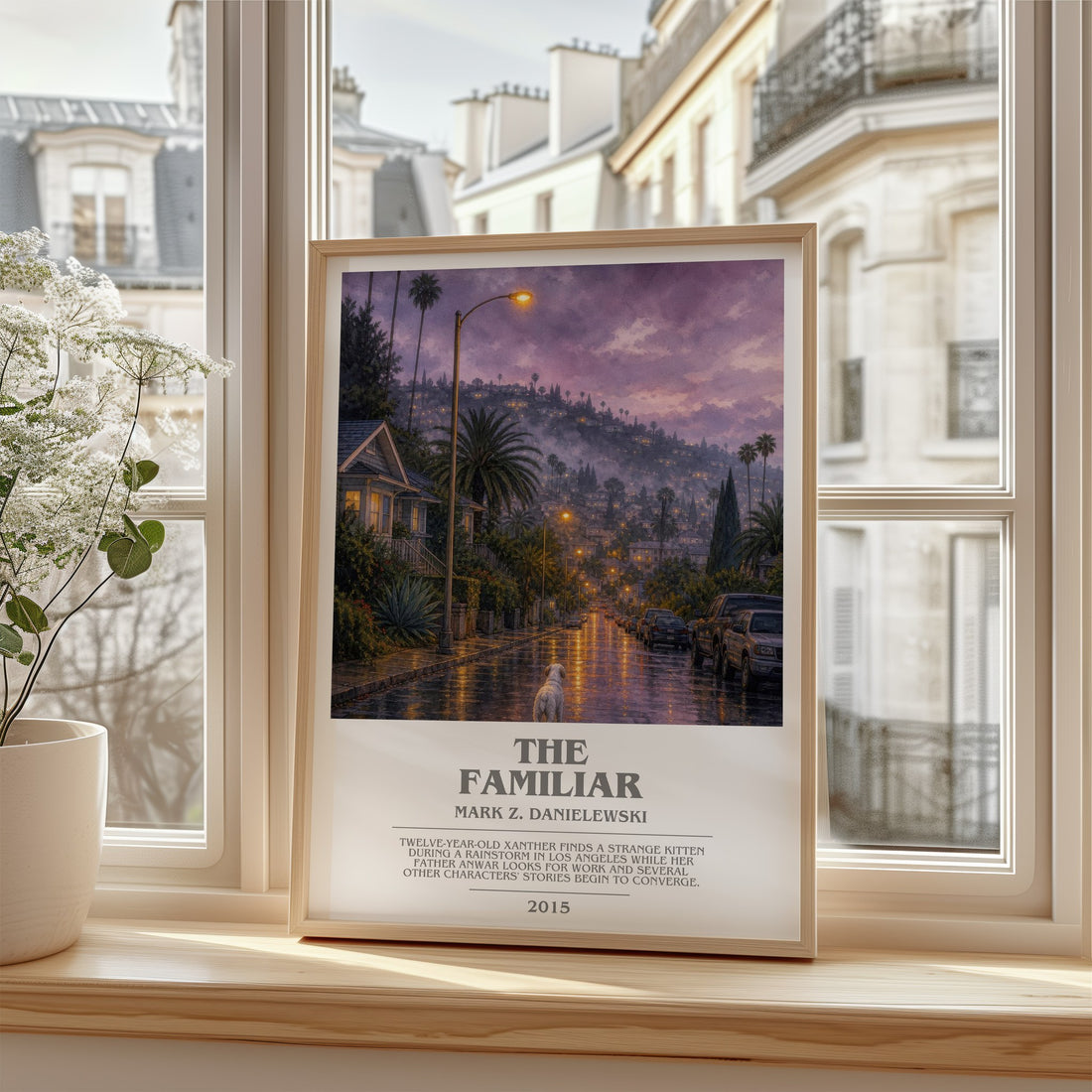The familiar bookish poster colour and style options – Mark Z. Danielewski book art