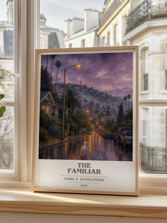The familiar book cover poster colour and style options – Mark Z. Danielewski book art