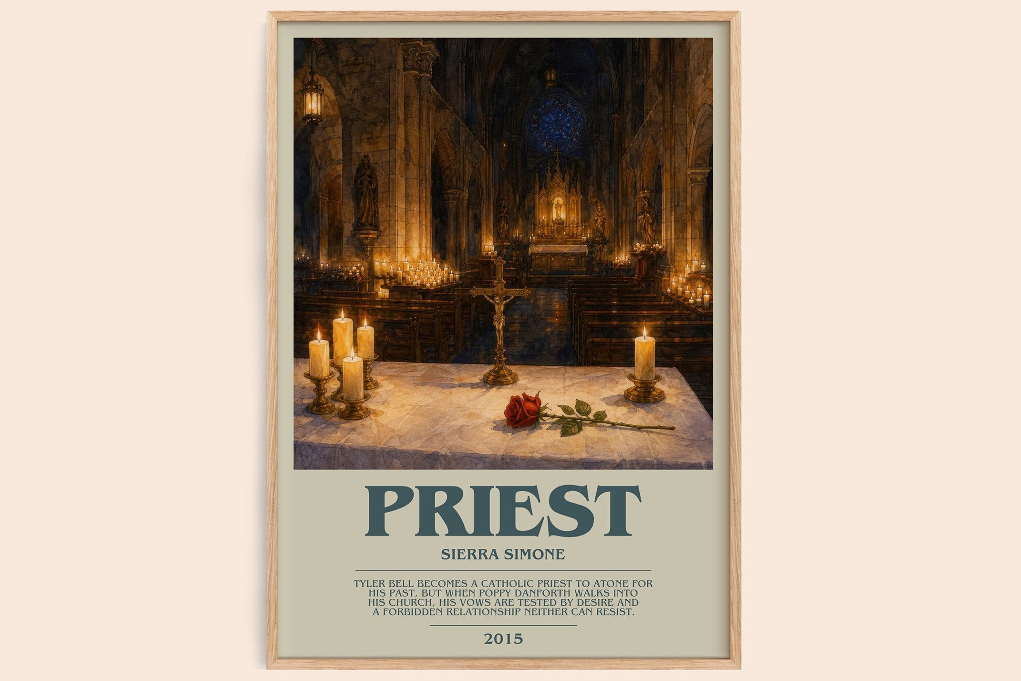 Priest Bookish Wall Art by Sierra Simone