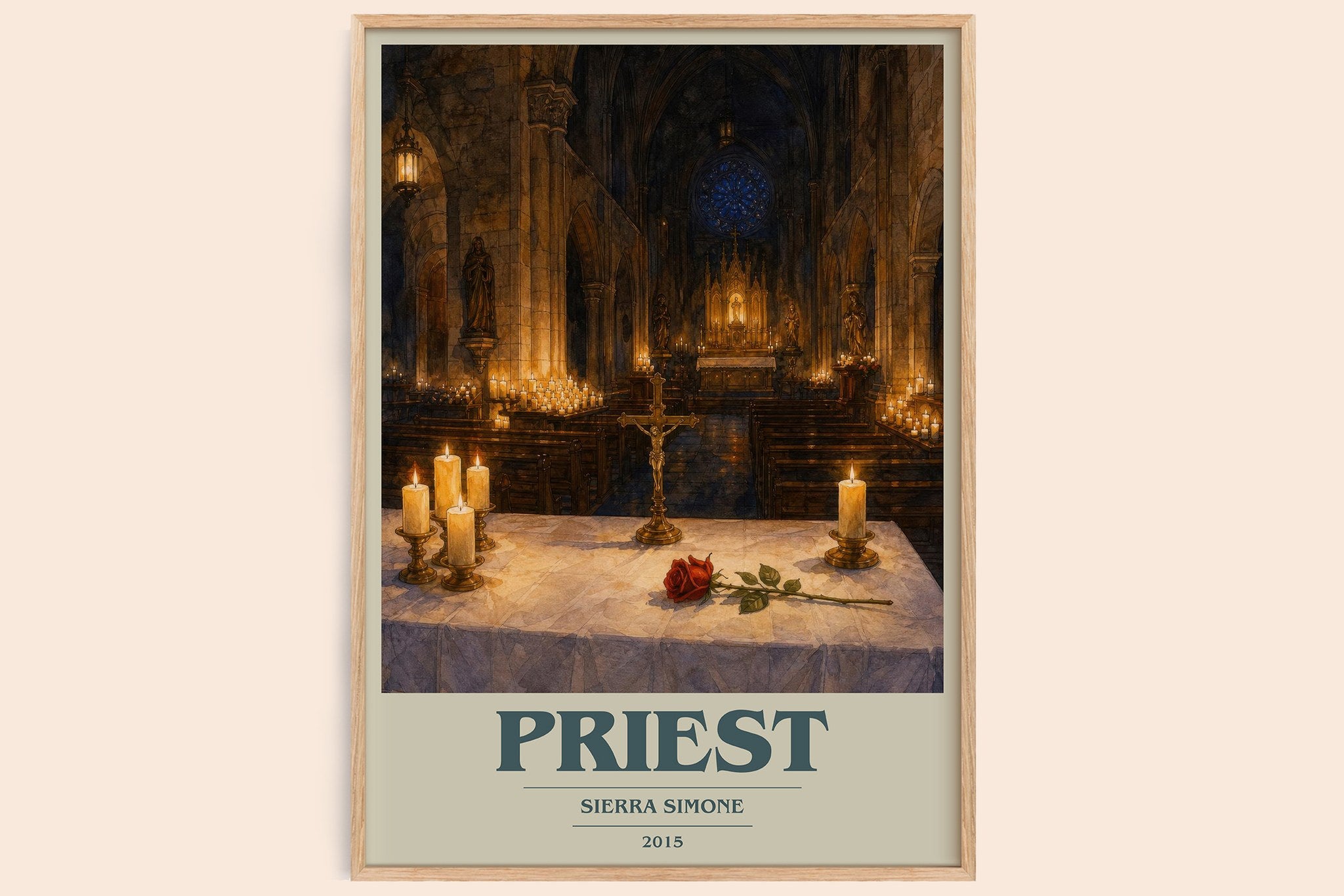 Priest Book Cover Poster by Sierra Simone
