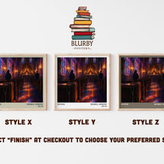 Sinner literary print in frame leaning in hallway – romance wall art