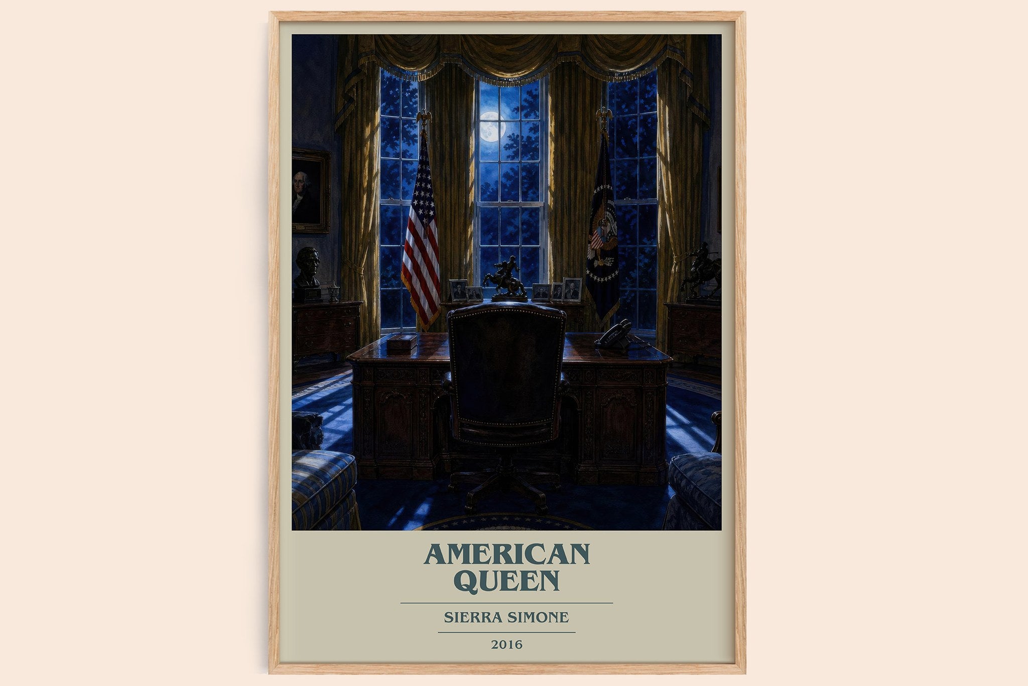 American Queen Book Cover Poster by Sierra Simone
