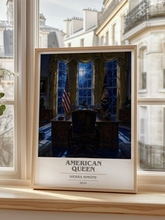American Queen book cover poster colour and style options – Sierra Simone book art