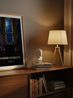American Queen watercolour print on bookshelf – Sierra Simone fan gift