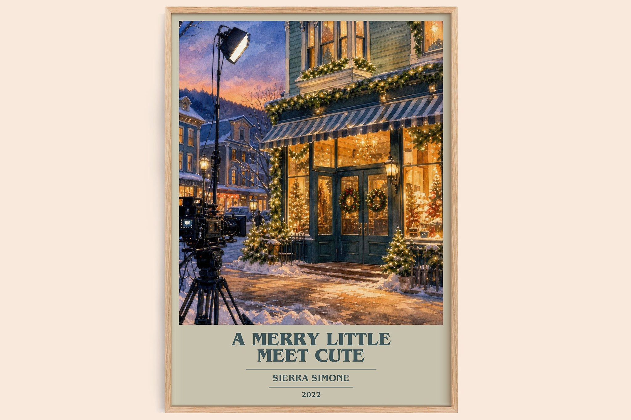 A Merry Little Meet Cute Book Cover Poster by Sierra Simone