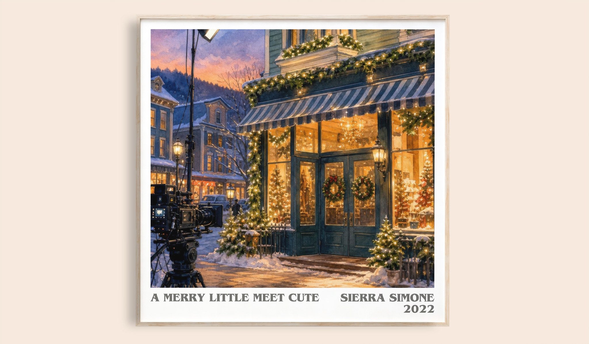 A Merry Little Meet Cute Literary Art Print by Sierra Simone