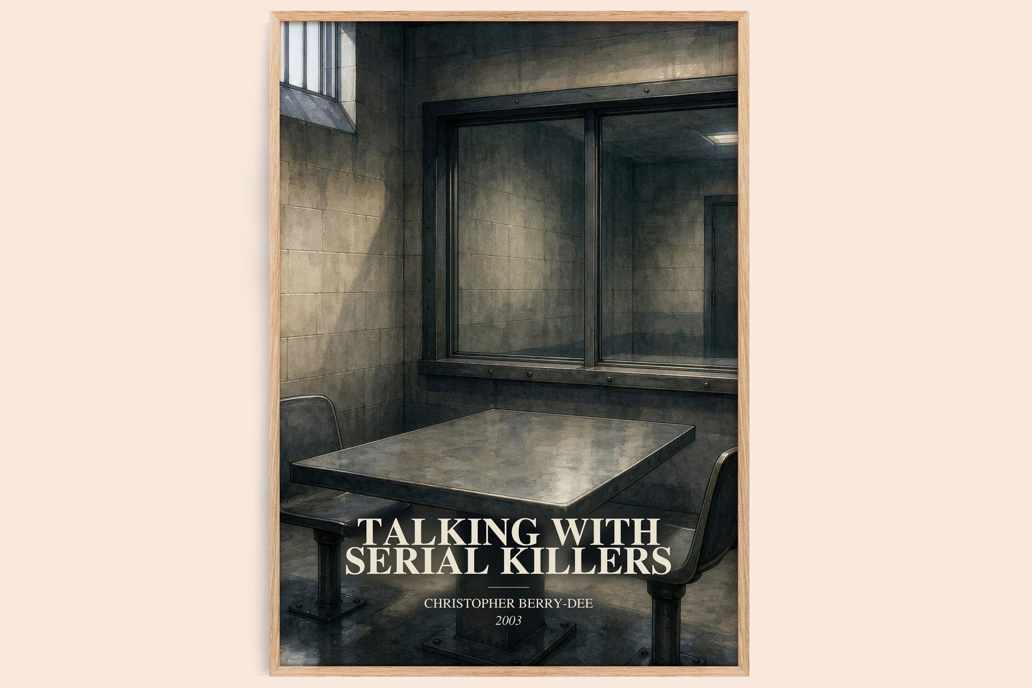 Talking with Serial Killers Book Watercolour Illustration by Christopher Berry-Dee