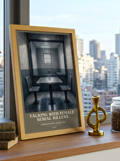 Talking With Female Serial Killers book cover poster colour and style options – Christopher Berry-Dee book art