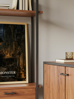 Monster book watercolour illustration paper finish options – matte satin gloss