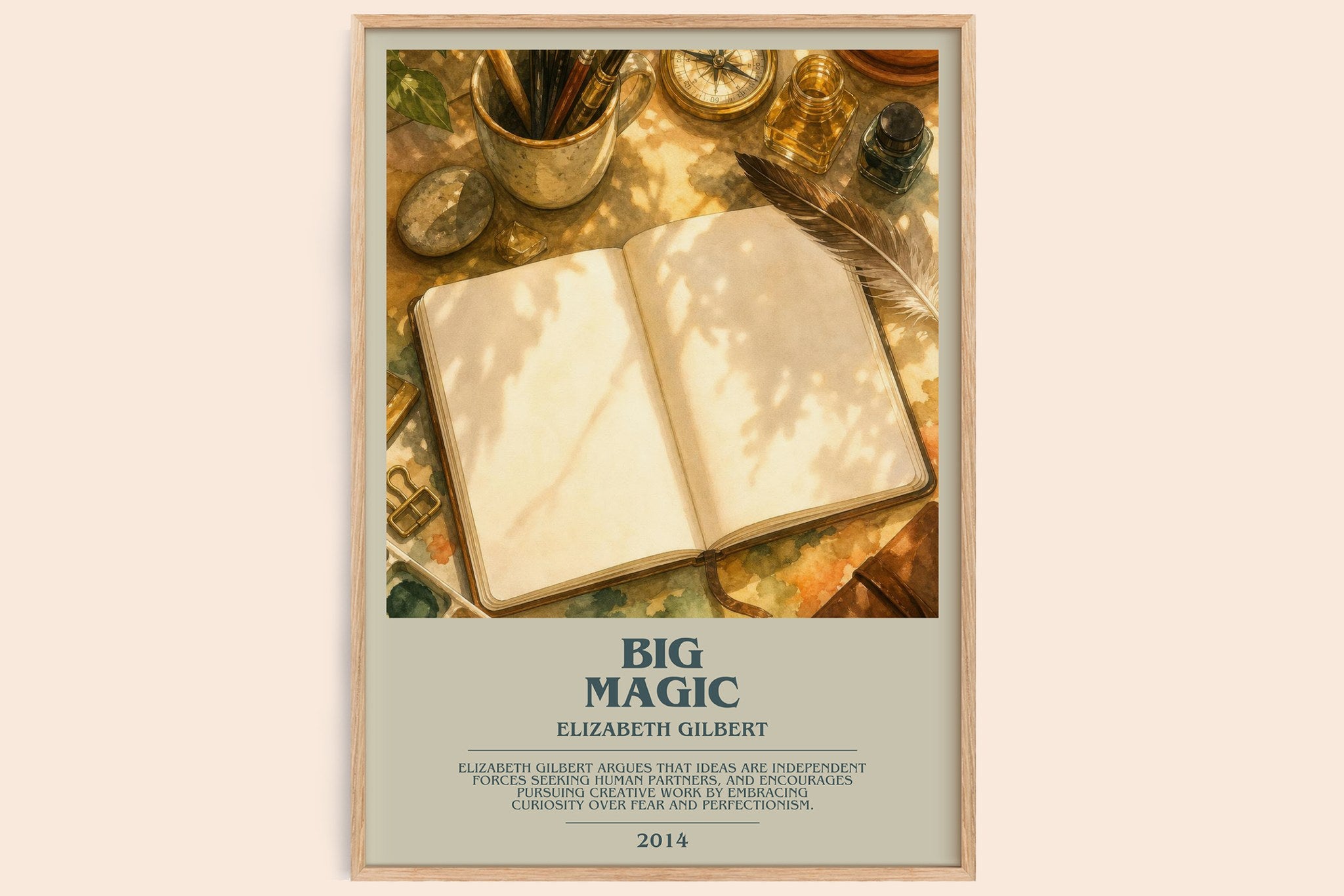 Big Magic Bookish Wall Art by Elizabeth Gilbert