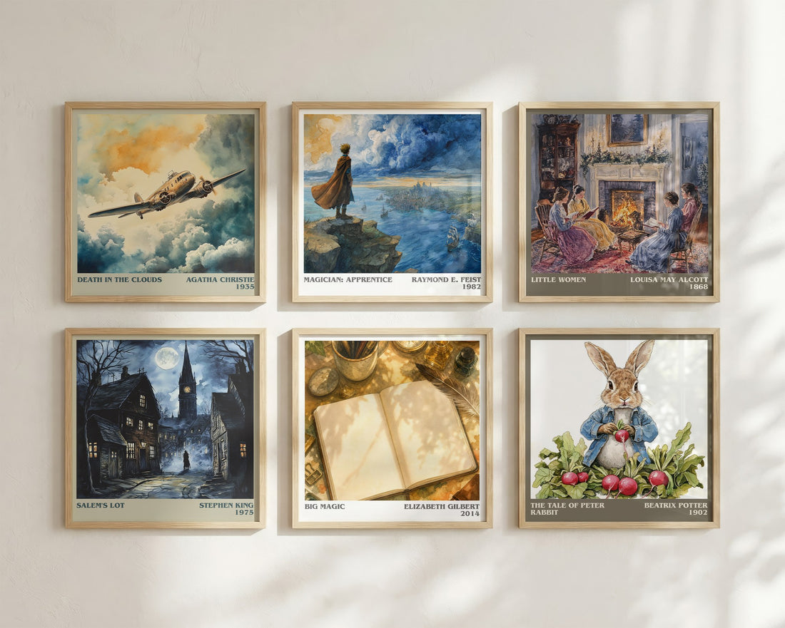 Big Magic literary art print colour and style options – Elizabeth Gilbert book art