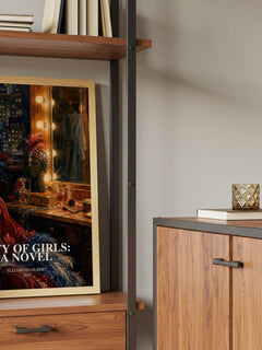 City of Girls: A Novel book watercolour illustration paper finish options – matte satin gloss