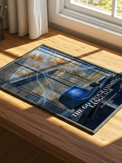 The Go Programming Language watercolour book poster framed on wall – non fiction wall art