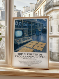 elements of programming style Bookish Wall Art by Brian W. Kernighan – image 2