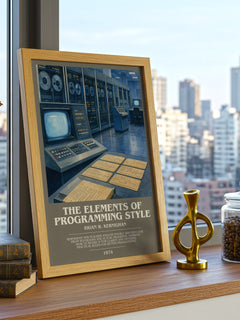 elements of programming style Bookish Wall Art by Brian W. Kernighan – image 3
