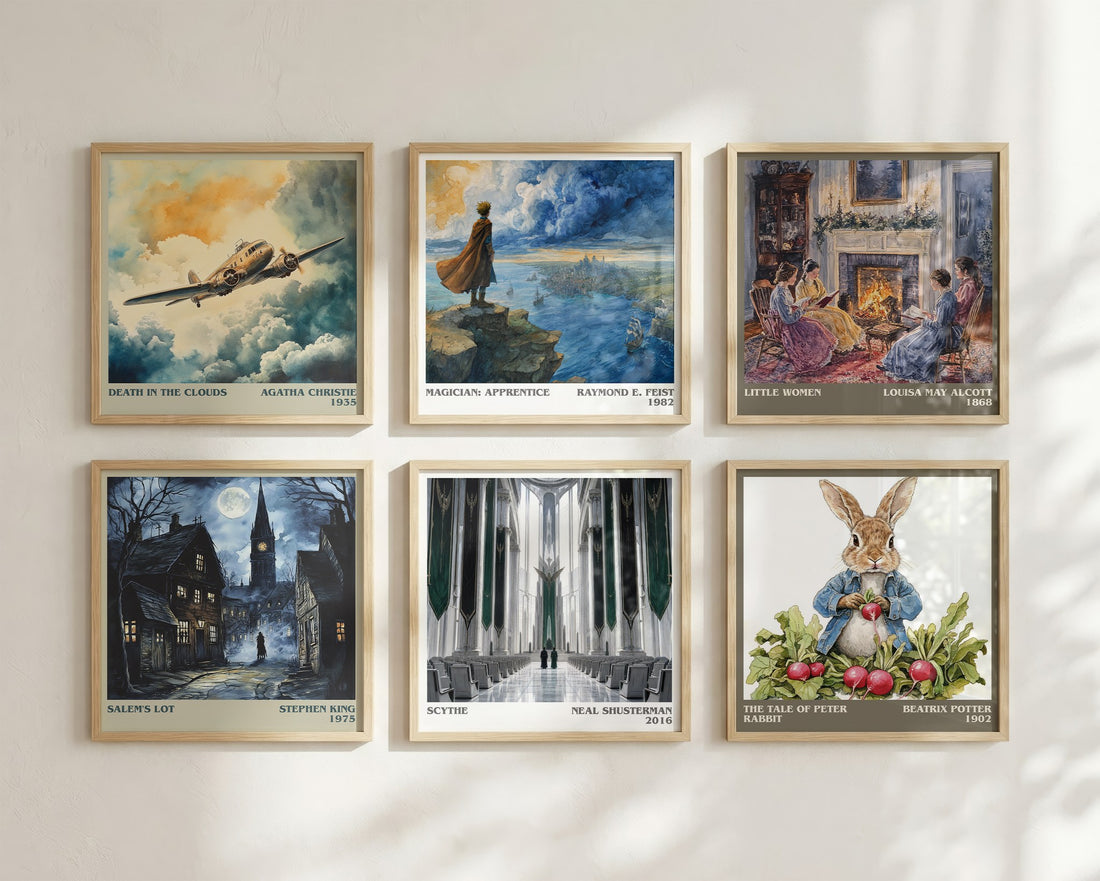 Scythe literary art print colour and style options – Neal Shusterman book art