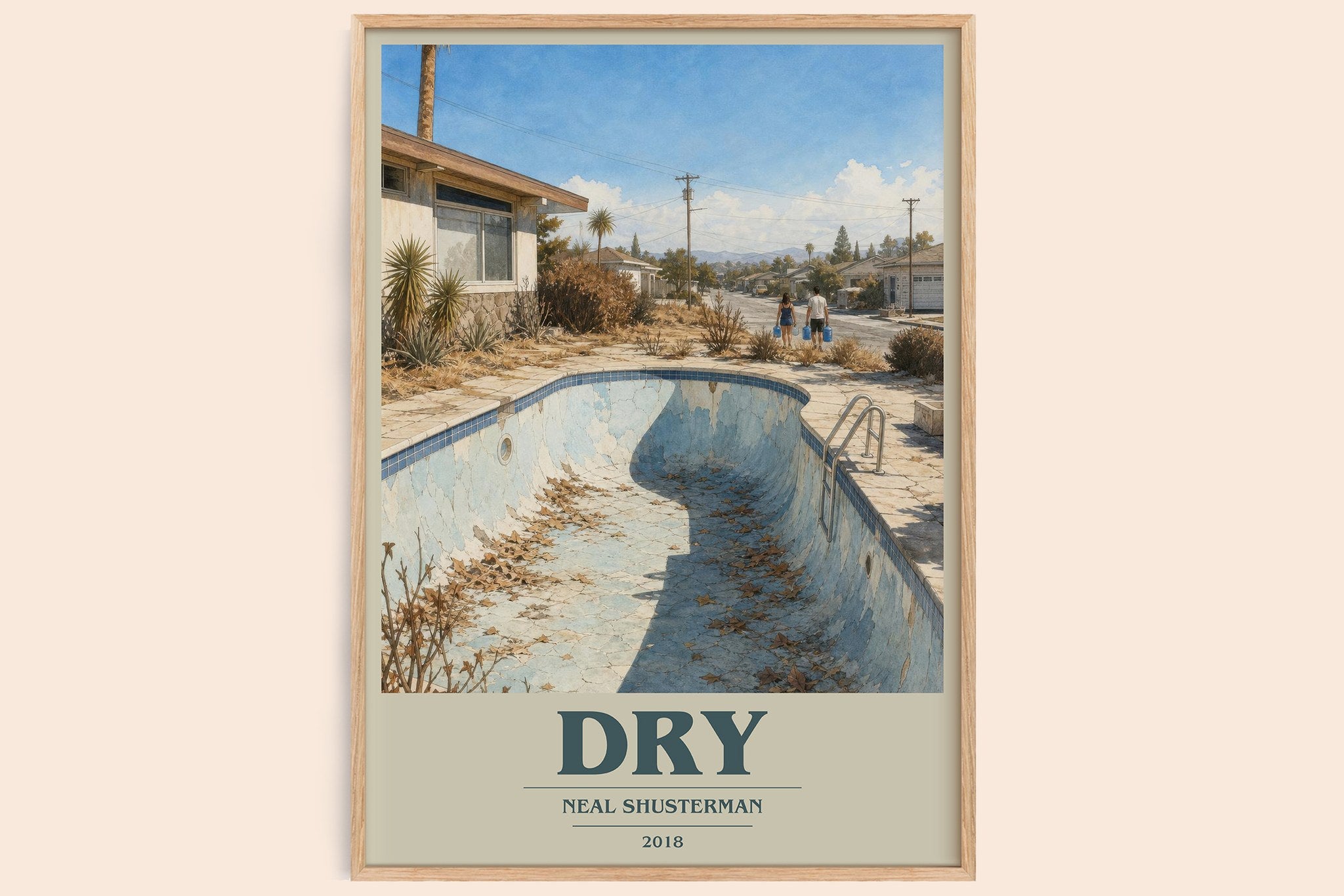 Dry Book Cover Poster by Neal Shusterman