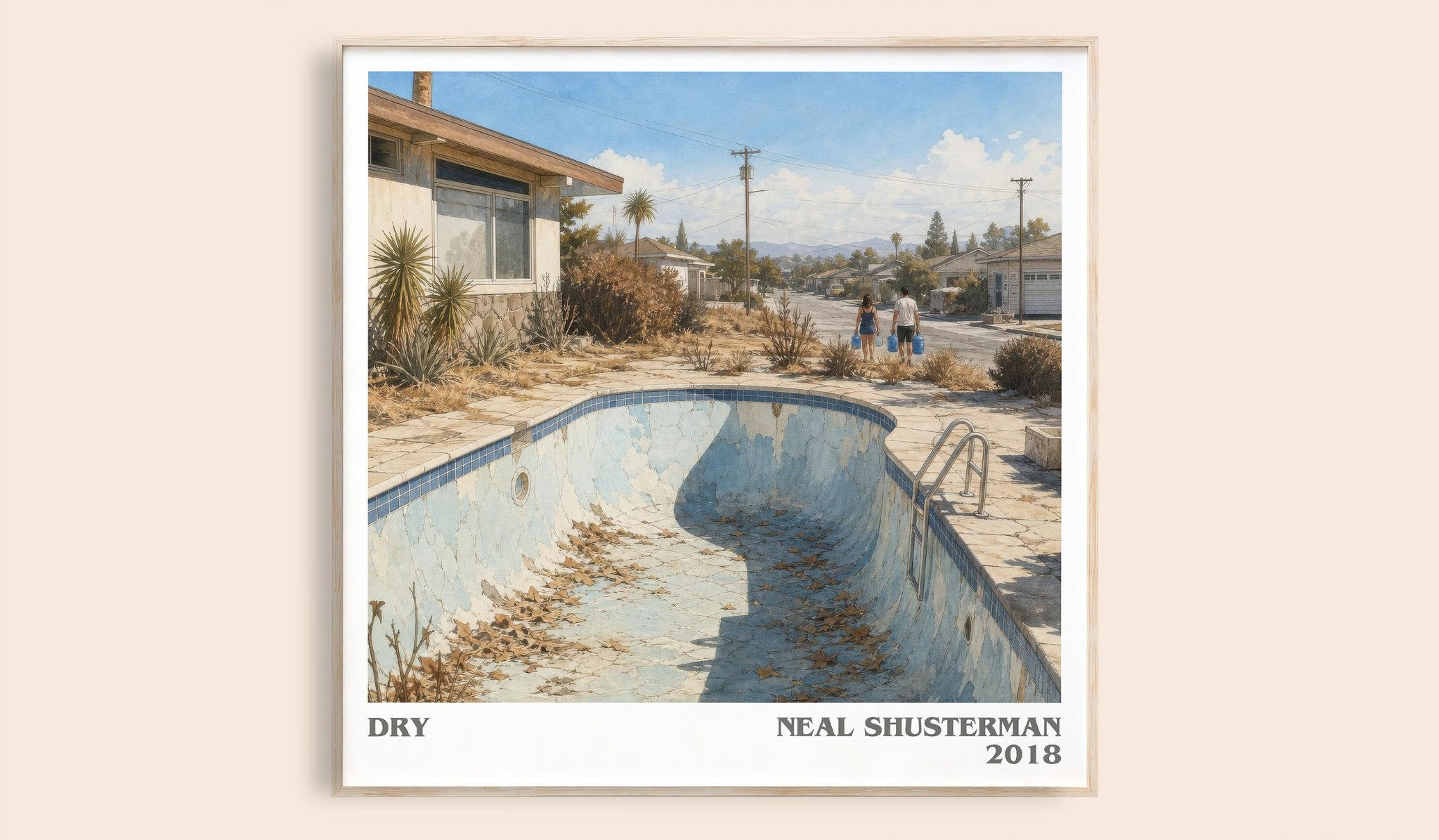 Dry Literary Art Print by Neal Shusterman