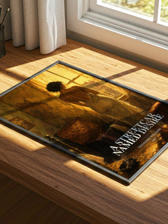 A Streetcar Named Desire watercolour book poster framed on wall – classic literature wall art