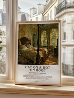 Cat on a Hot Tin Roof Bookish Wall Art by Tennessee Williams – image 2