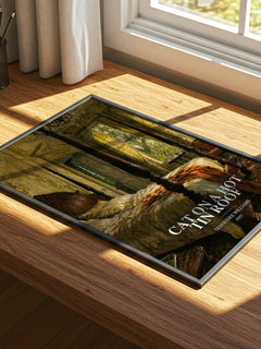 Cat on a Hot Tin Roof watercolour book poster framed on wall – literary fiction wall art