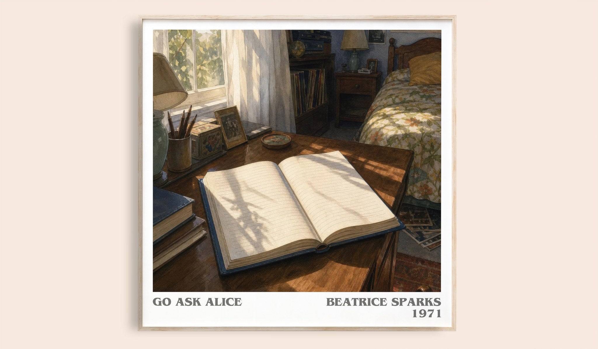 Go Ask Alice Literary Art Print by Beatrice Sparks