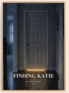 Finding Katie watercolour book poster by Beatrice Sparks – framed literary art print