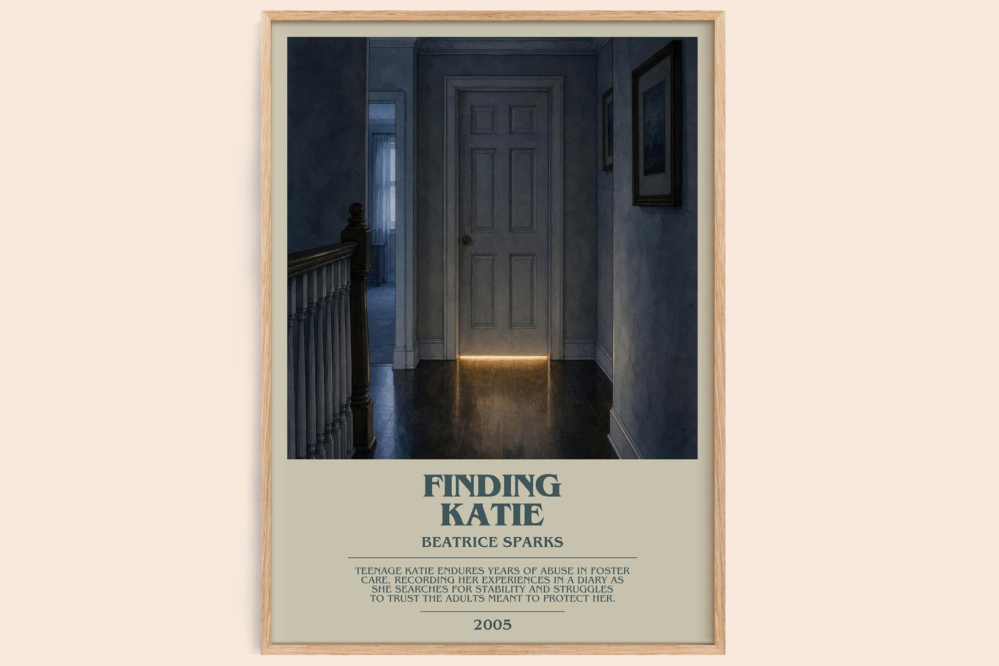 Finding Katie Bookish Wall Art by Beatrice Sparks