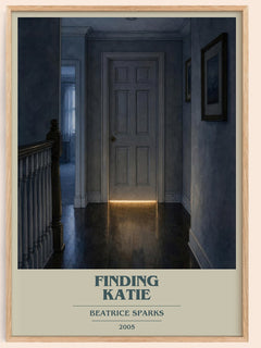 Finding Katie book cover book poster by Beatrice Sparks – framed literary art print