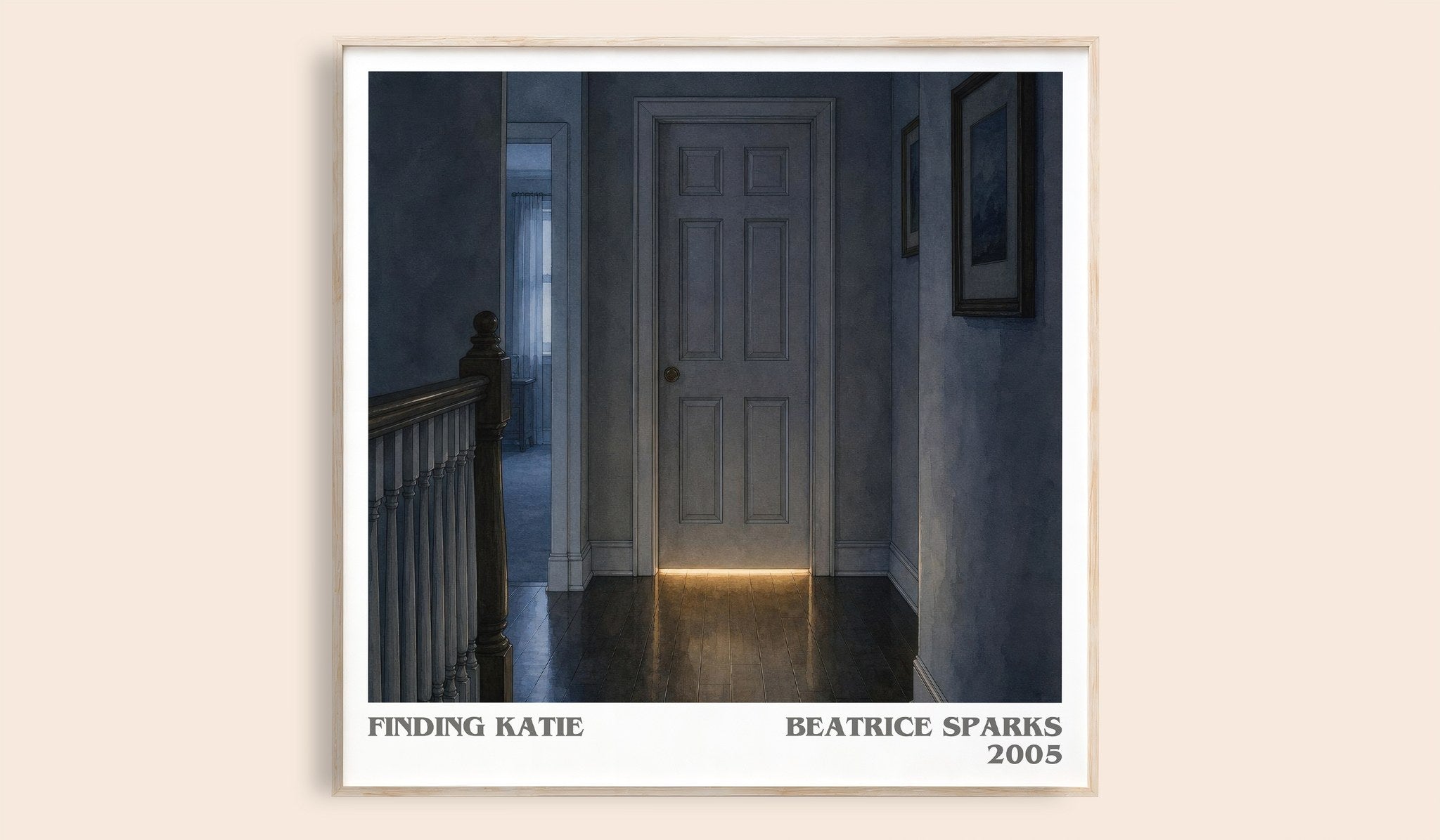 Finding Katie Literary Art Print by Beatrice Sparks