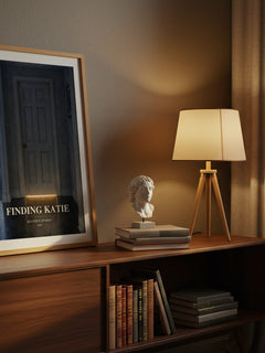 Finding Katie watercolour print on bookshelf – Beatrice Sparks fan gift