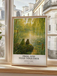 Frog and Toad Together book cover poster colour and style options – Arnold Lobel book art
