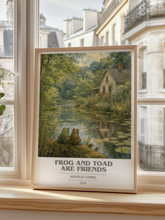 Frog and Toad Are Friends book cover poster colour and style options – Arnold Lobel book art