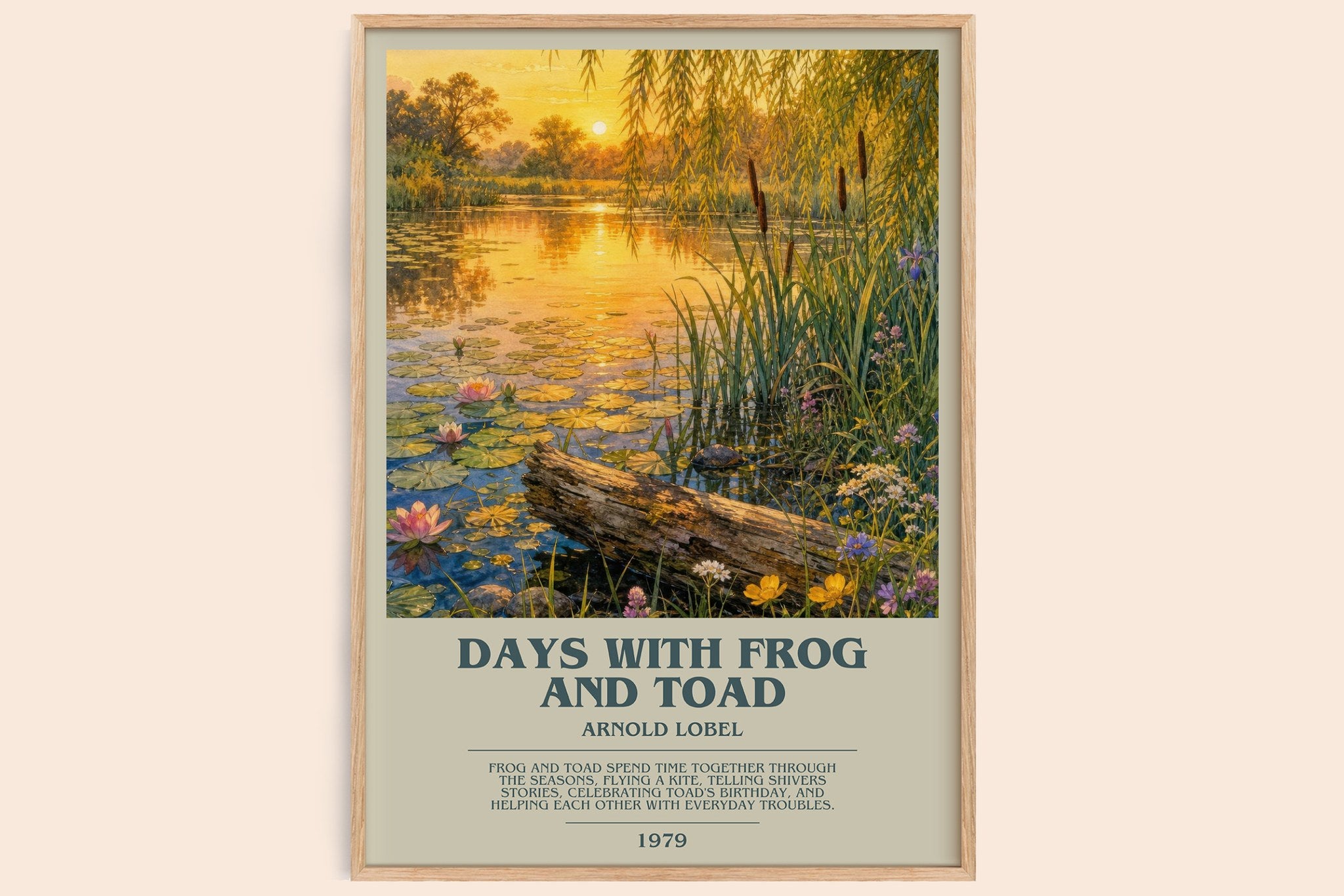Days With Frog and Toad Bookish Wall Art by Arnold Lobel