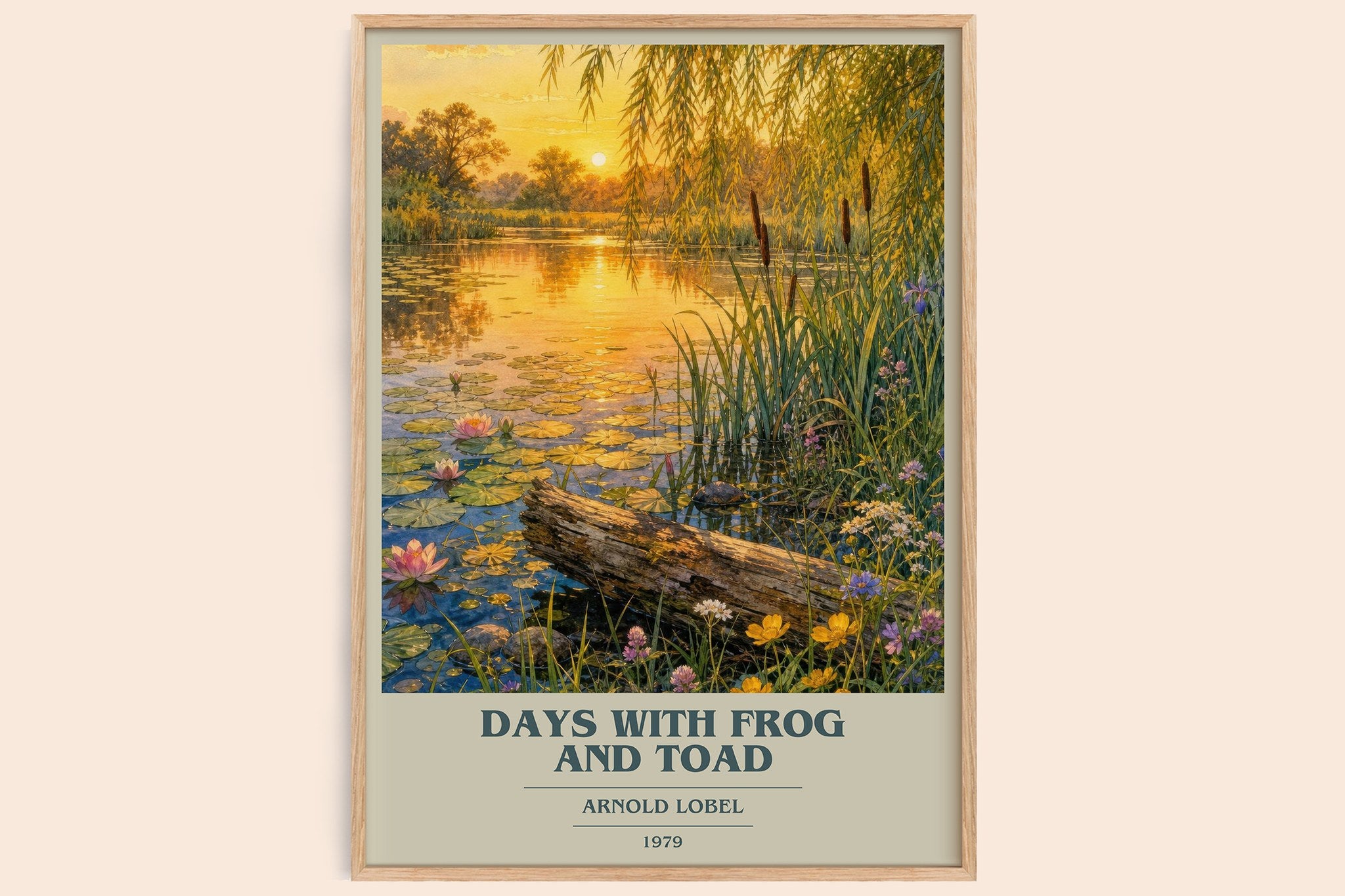 Days With Frog and Toad Book Cover Poster by Arnold Lobel