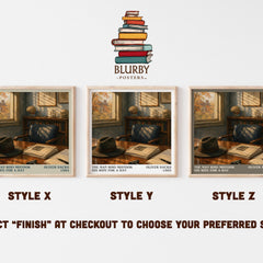 The Man Who Mistook His Wife for a Hat literary print in frame leaning in hallway – non fiction wall art
