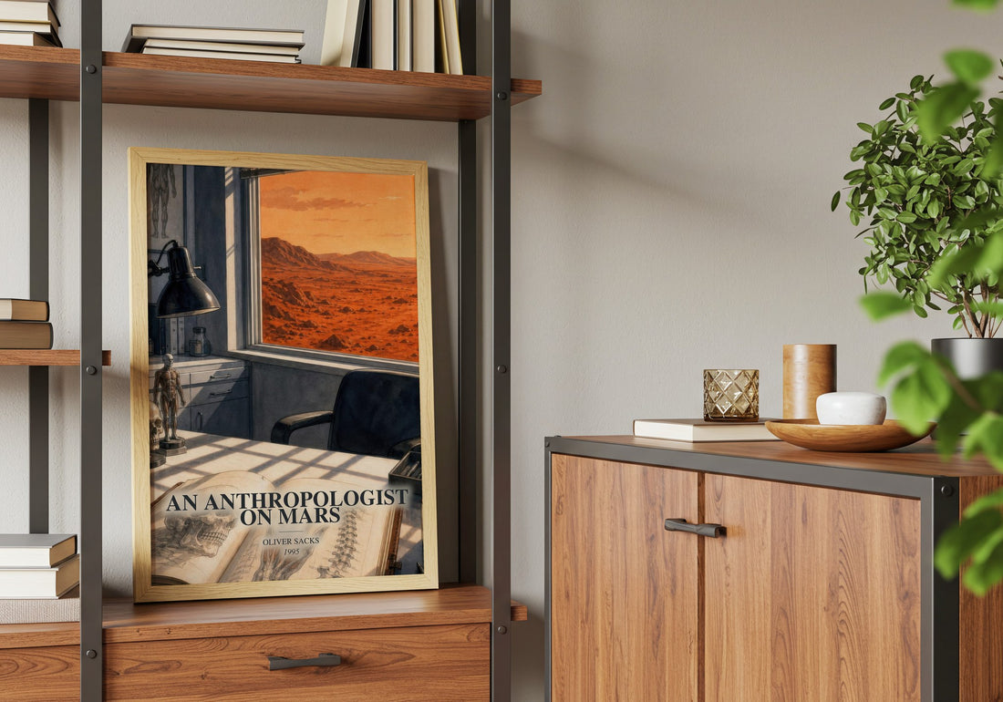 An Anthropologist on Mars book watercolour illustration paper finish options – matte satin gloss