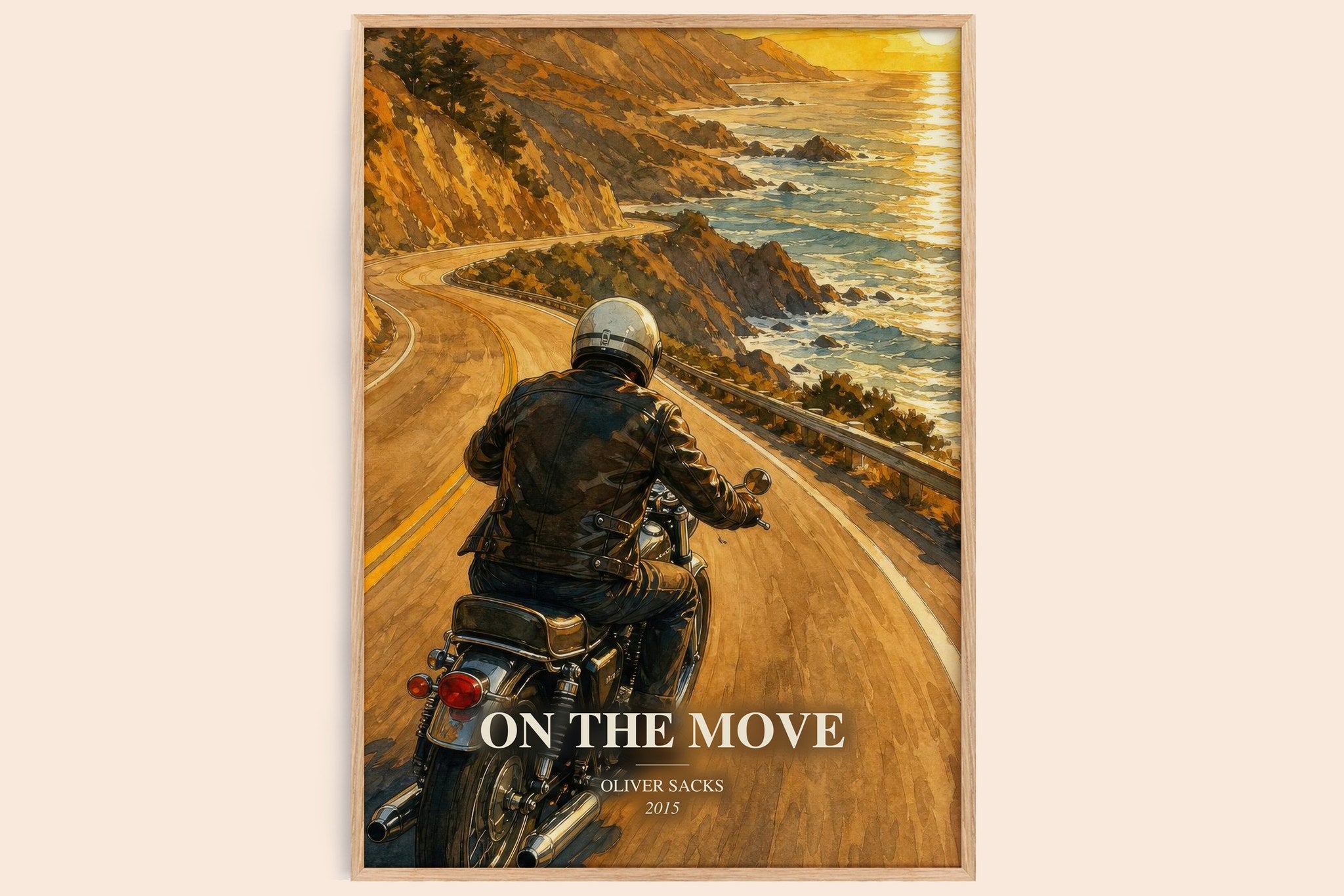 On the Move Book Watercolour Illustration by Oliver Sacks