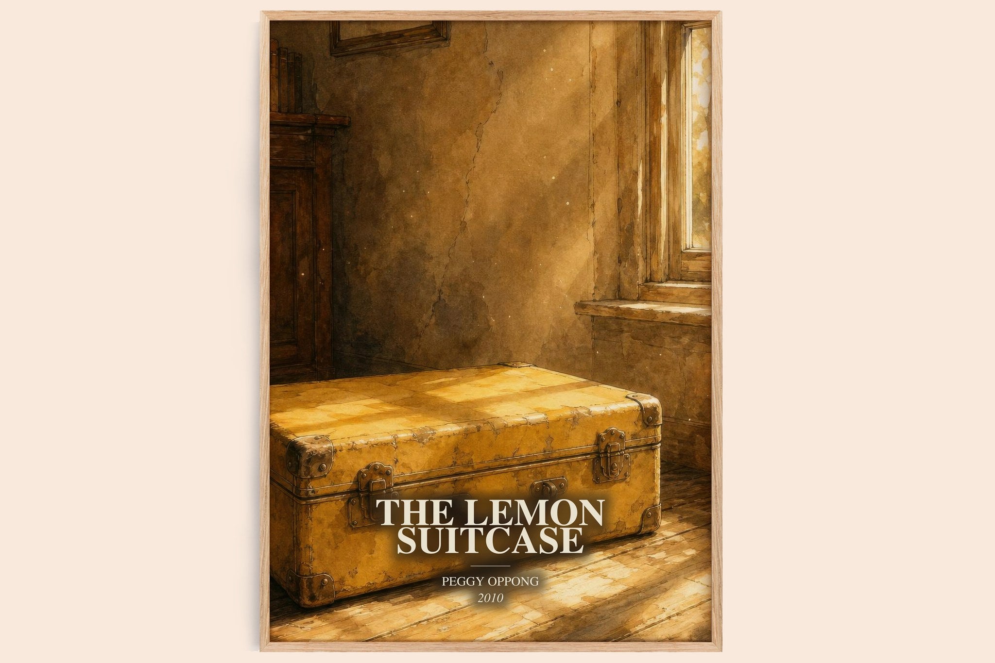 The lemon suitcase Book Watercolour Illustration by Peggy Oppong