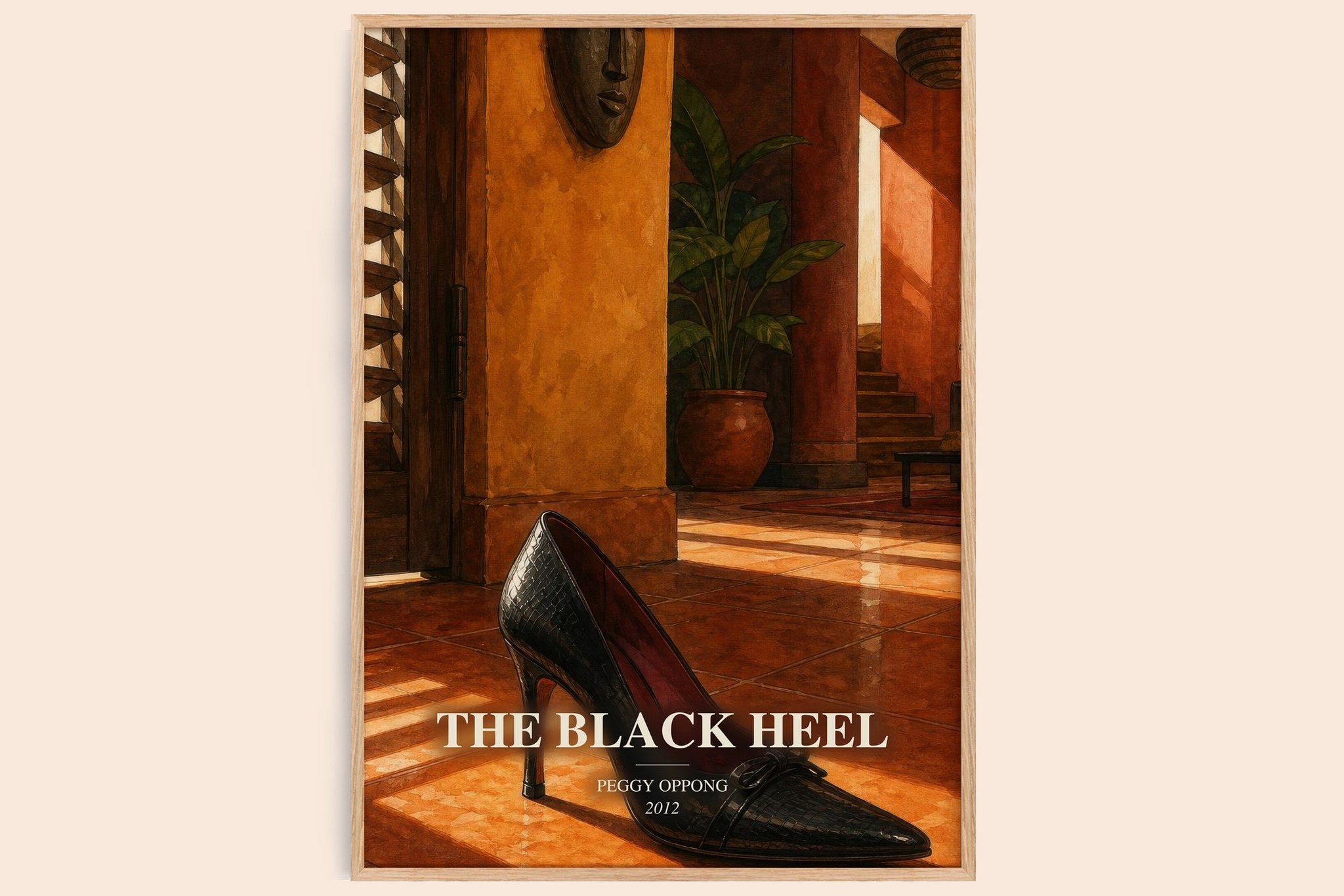 The black heel Book Watercolour Illustration by Peggy Oppong
