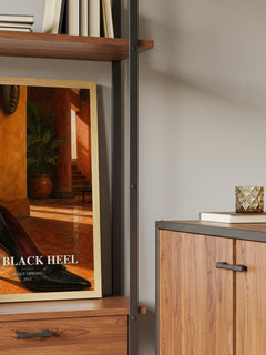 The black heel book watercolour illustration paper finish options – matte satin gloss