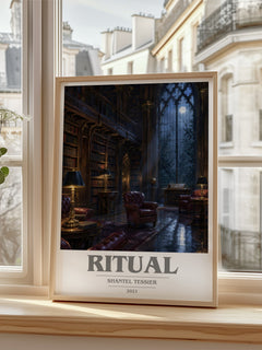 Ritual book cover poster colour and style options – Shantel Tessier book art